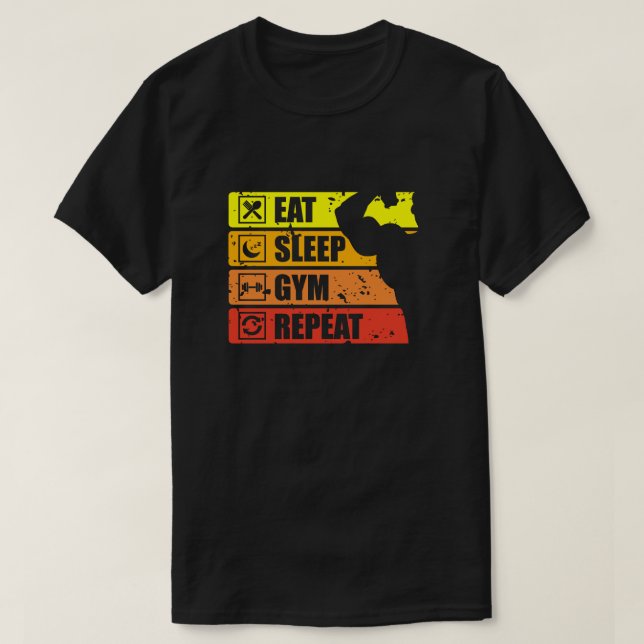 Ät sömngift Upprepa Coola Classic T-shirt (Design framsida)