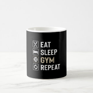 Ät sömngift Upprepa Perfekt Gift Workout Älskare. Kaffemugg