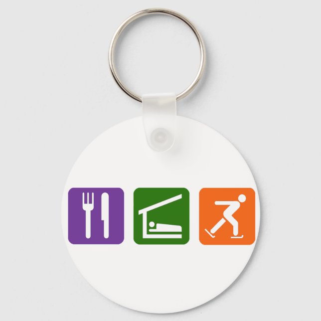 Ät Sömnisskal Nyckelring (Framsida)