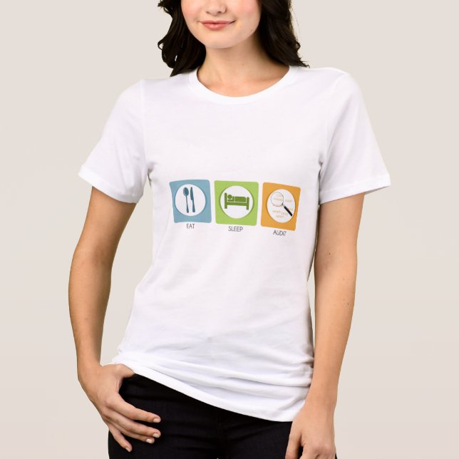 Ät Sömnkontroll! Tee Shirt (Framsida)