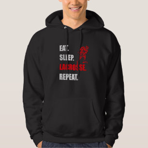 Ät sömnlöshet Upprepa Lacrosse Manar Kvinnor Flick Hoodie