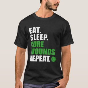 Ät sömnskador Upprepa Dice 20 T Shirt