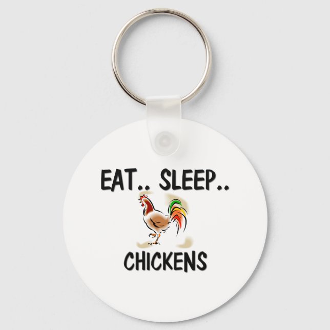 Ät SÖRJAN CHICKENS Nyckelring (Framsida)