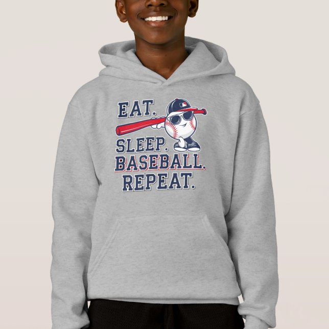 Ät. Sov. Baseball. Upprepa T Shirt (Framsida)