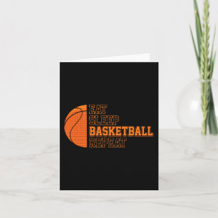 Ät. Sov. Basketboll. Upprepa. Basketball Player Kort
