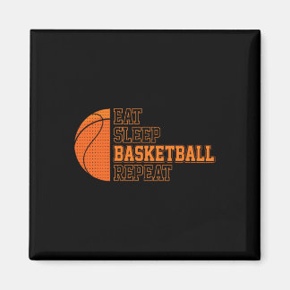 Ät. Sov. Basketboll. Upprepa. Basketball Player Magnet