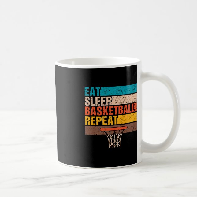 Ät. Sov. Basketboll. Upprepa. Basketball Youths Kaffemugg (Höger)