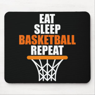 Ät. Sov. Basketboll. Upprepa. T för basket Musmatta