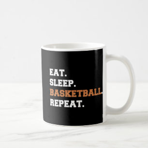 Ät. Sov. Basketboll. Upprepa till Roligt ring Kaffemugg