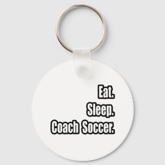 Ät. Sov. Coach Soccer. Nyckelring