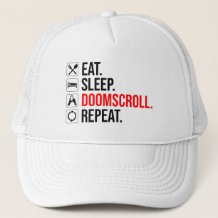 Ät. Sov. Doomscroll. Upprepa Keps
