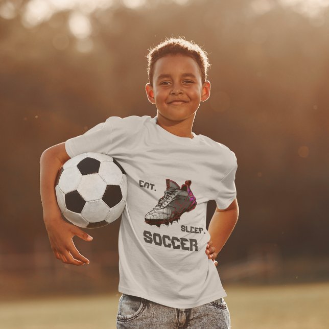 Ät. Sov. Fotboll. Urban Ocer Boot. Kids Ocer T Shirt (Skapare uppladdad)
