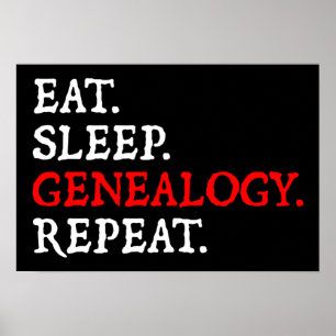 Ät. Sov. Genealogy. Upprepa. Poster