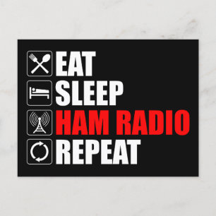 Ät. Sov. Ham Radio. Upprepa Vykort