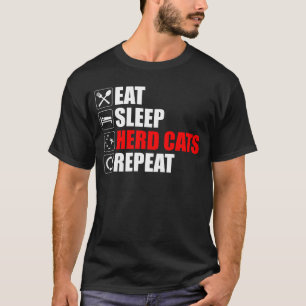 Ät. Sov. Herd Cats. Upprepa T Shirt