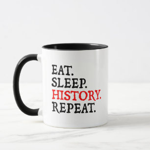 Ät. Sov. Historik. Upprepa. Mugg