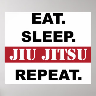 Ät. Sov. Jiu Jitsu. Upprepa. Poster