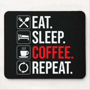 Ät. Sov. Kaffe. Upprepa Musmatta