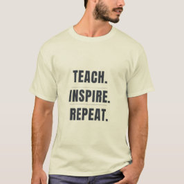 Ät Sov Lär Matematik Upprepa Rolig Matematiklärare T Shirt