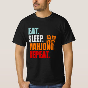 Ät. Sov. Mahjong. Upprepa T Shirt