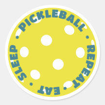 ÄT, SOV, PICKLEBALL, UPPREPA