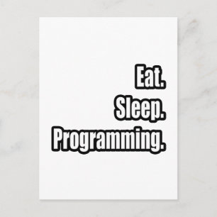 Ät. Sov. Programplanering. Vykort