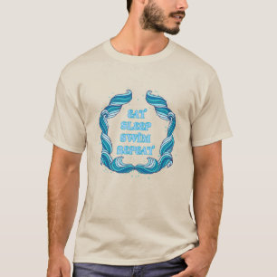 Ät. Sov. Simma. Upprepa T Shirt