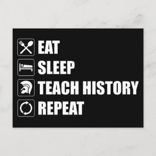 Ät. Sov. Svart historik. Upprepa Vykort