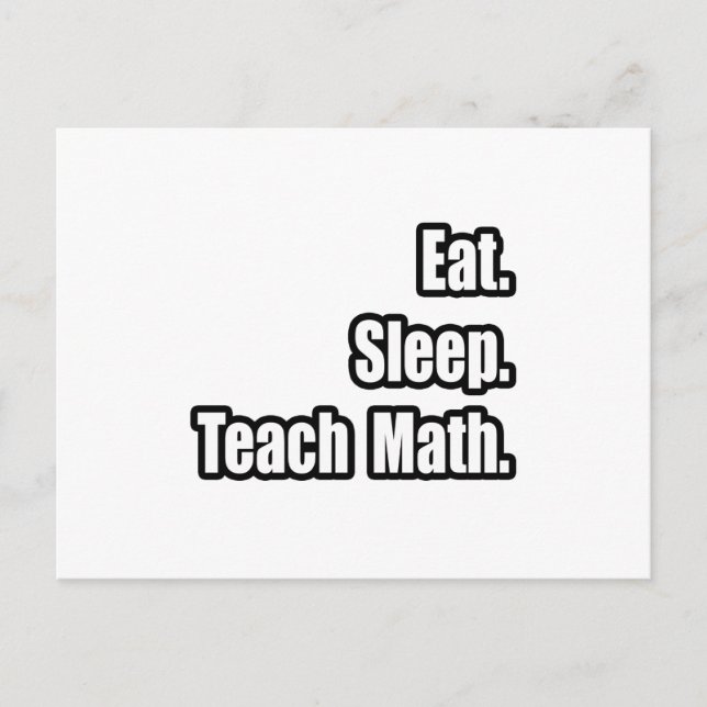 Ät. Sov. Teach Math. Vykort (Framsida)