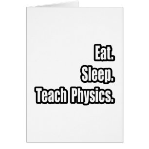 Ät. Sov. Teach Physics. Hälsningskort