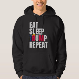 Ät Sov Trump Upprepa President Trump Omval  Hoodie