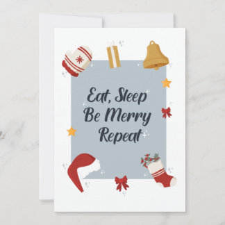 Ät Sov Var Glad Julkort