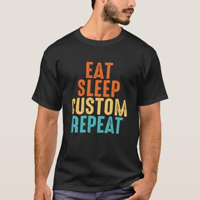 Ät Sov Väx En Trädgård Upprepa T Shirt (Framsida)