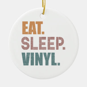 Ät. Sov. Vinyl. Julgransprydnad Keramik