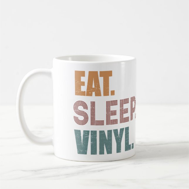 Ät. Sov. Vinyl. Kaffemugg (Vänster)