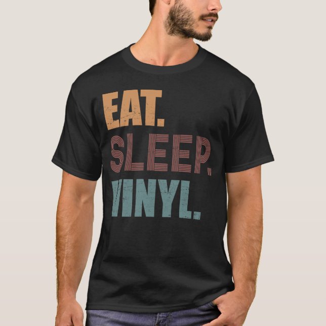Ät. Sov. Vinyl. T Shirt (Framsida)