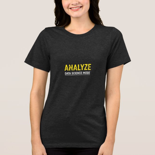 Ät Sova Analysera Upprepa T Shirt (Framsida)