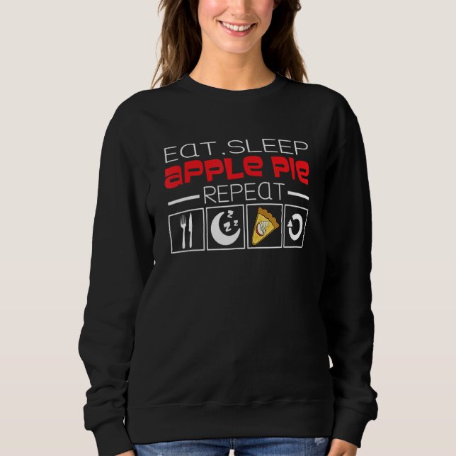 Ät Sova Äppelpaj Upprepa_1 T Shirt (Framsida)