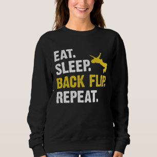 Ät Sova Backflip Upprepa Akrobatisk Gymnastik Co T Shirt
