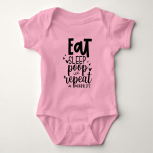 Ät Sova Bajsa Upprepa Roligt Citat Om Bebisar T Shirt