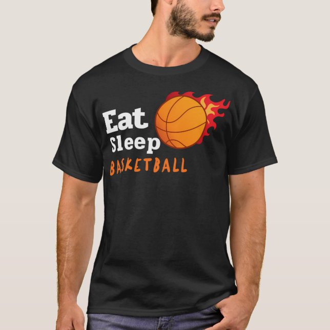 Ät Sova Basket T Shirt (Framsida)