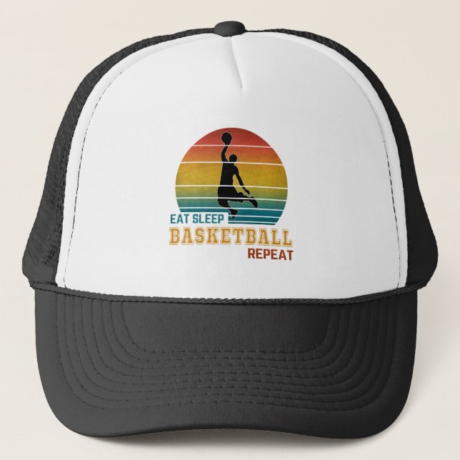 Ät Sova Basketboll Upprepa  Keps (Framsida)