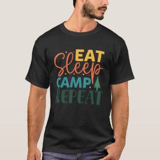 Ät Sova Camp Camping vintage T Shirt