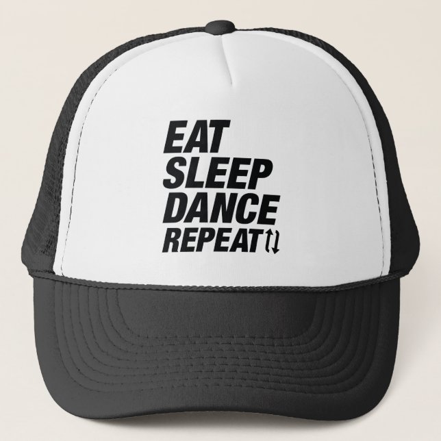 Ät Sova Dansa Repetera Keps (Framsida)