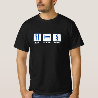 Ät sova Ding - Baseboll T Shirt