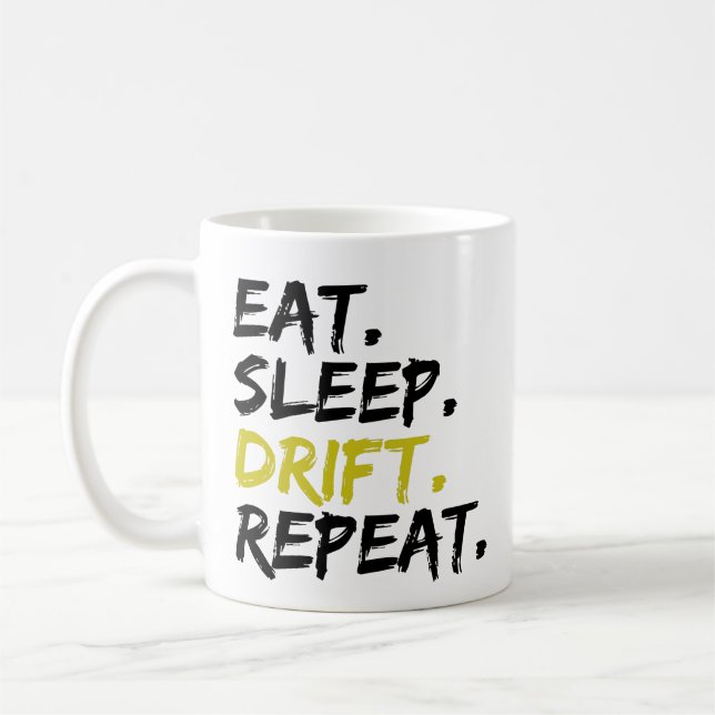 Ät Sova Driva Upprepa - Drifting      Kaffemugg (Vänster)