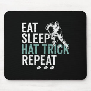 Ät Sova Hat Trick Upprepa Cool Ishockeypuck Fa Musmatta