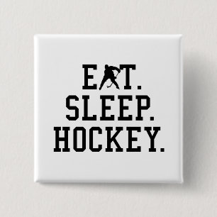 Ät Sova Hockey - Hockeyälskare Knapp