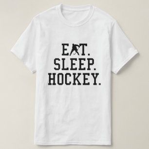 Ät Sova Hockey - Hockeyälskare T Shirt