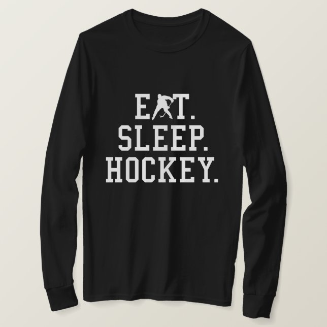 Ät Sova Hockey T Shirt (Design framsida)